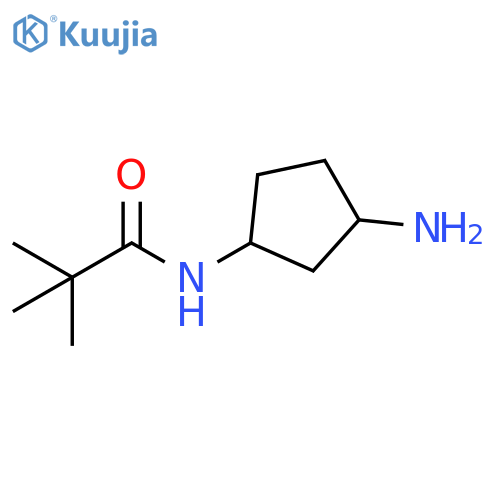Propanamide, N-(3-aminocyclopentyl)-2,2-dimethyl- structure