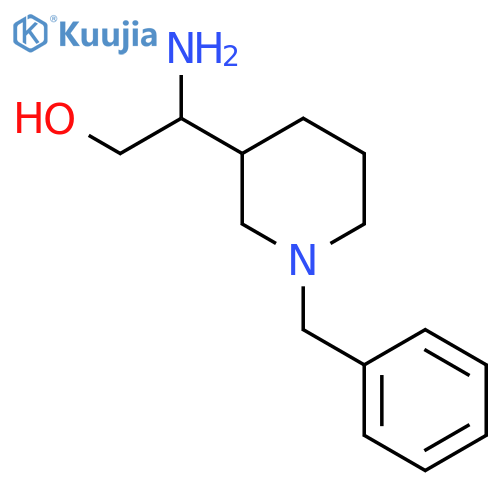 2-amino-2-(1-benzylpiperidin-3-yl)ethan-1-ol structure