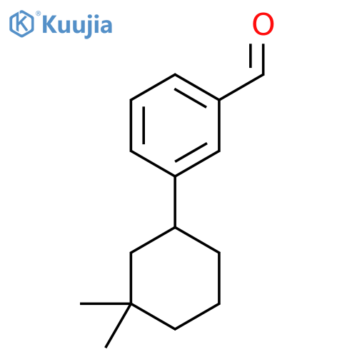 3-(3,3-Dimethylcyclohexyl)benzaldehyde structure