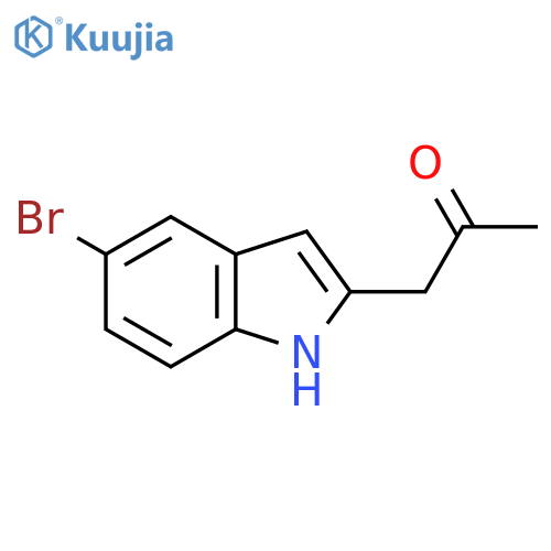 1-(5-bromo-1H-indol-2-yl)propan-2-one structure
