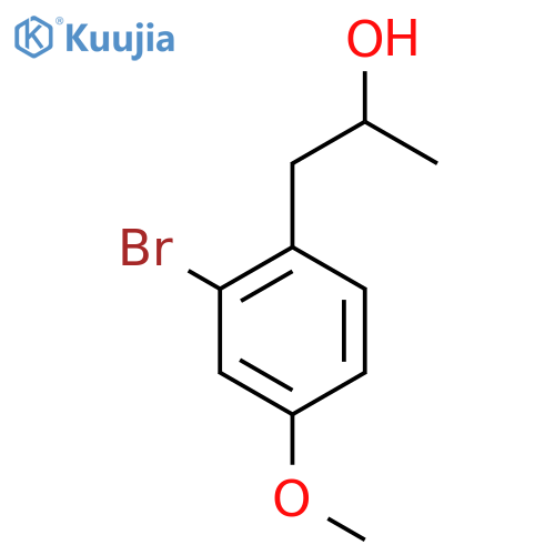 1-(2-bromo-4-methoxyphenyl)propan-2-ol structure