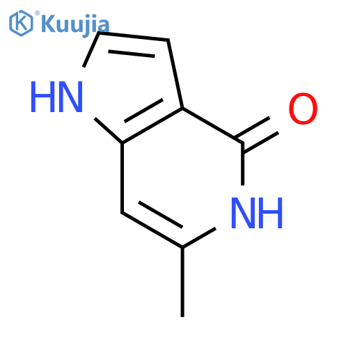 1,5-dihydro-6-methyl-4H-Pyrrolo[3,2-c]pyridin-4-one structure