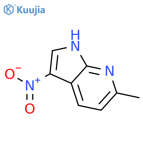 6-Methyl-3-nitro-1H-pyrrolo[2,3-b]pyridine structure