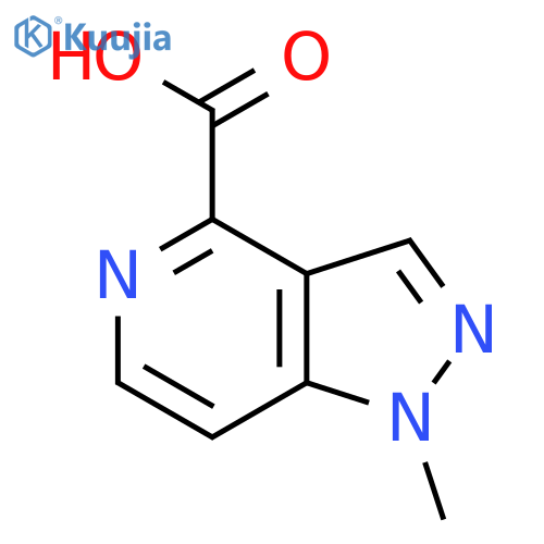 1-methyl-1H-pyrazolo[4,3-c]pyridine-4-carboxylic acid structure