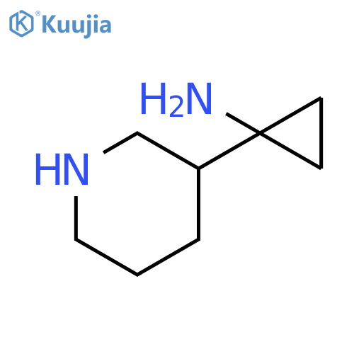 Cyclopropanamine, 1-(3-piperidinyl)- structure