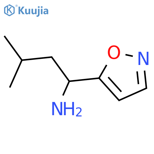 5-Isoxazolemethanamine, α-(2-methylpropyl)- structure