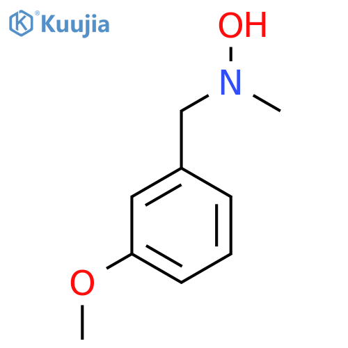 N-(3-methoxyphenyl)methyl-N-methylhydroxylamine structure