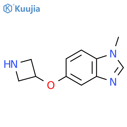 5-(azetidin-3-yloxy)-1-methyl-1H-1,3-benzodiazole structure
