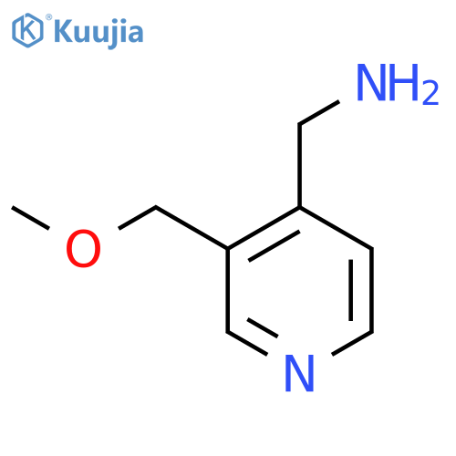 [3-(Methoxymethyl)pyridin-4-yl]methanamine structure
