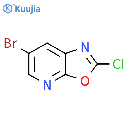 6-Bromo-2-chlorooxazolo[5,4-b]pyridine structure