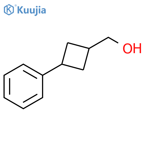 (3-phenylcyclobutyl)methanol structure