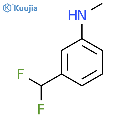 3-(Difluoromethyl)-N-methylaniline structure