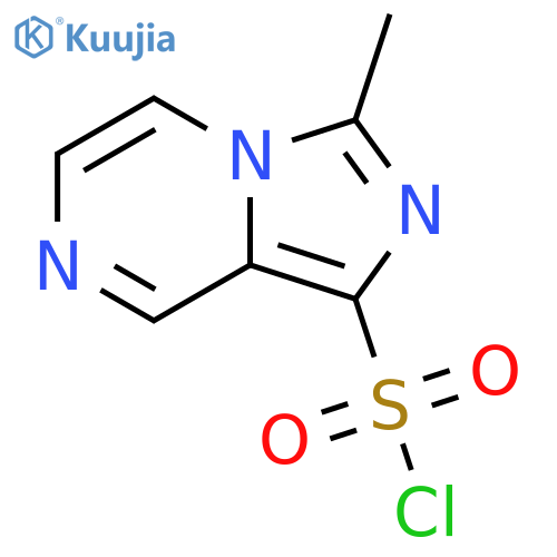 3-methylimidazo1,5-apyrazine-1-sulfonyl chloride structure
