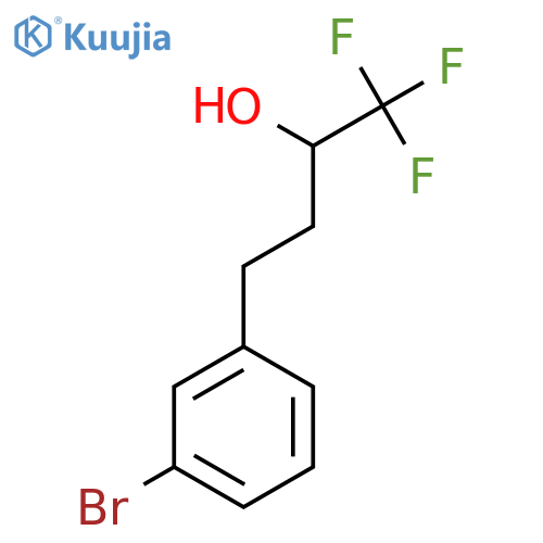 4-(3-Bromophenyl)-1,1,1-trifluorobutan-2-ol structure
