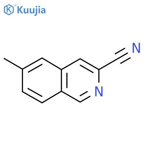 6-Methylisoquinoline-3-carbonitrile structure