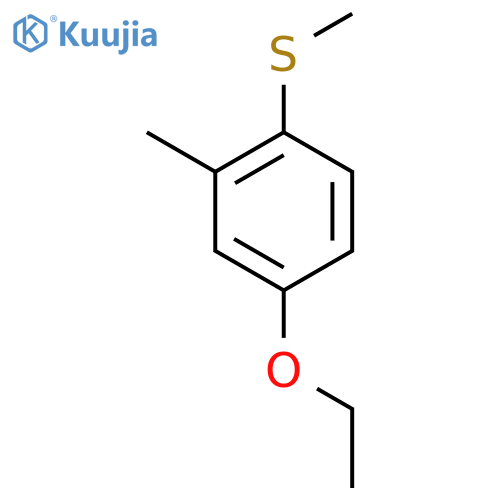 4-Ethoxy-2-methylphenyl methyl sulfide structure