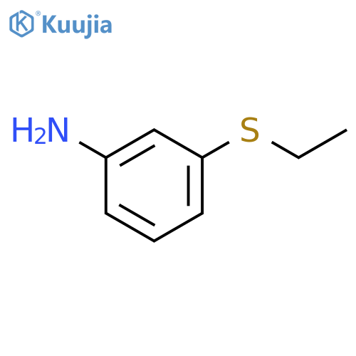 Benzenamine,3-(ethylthio)- structure