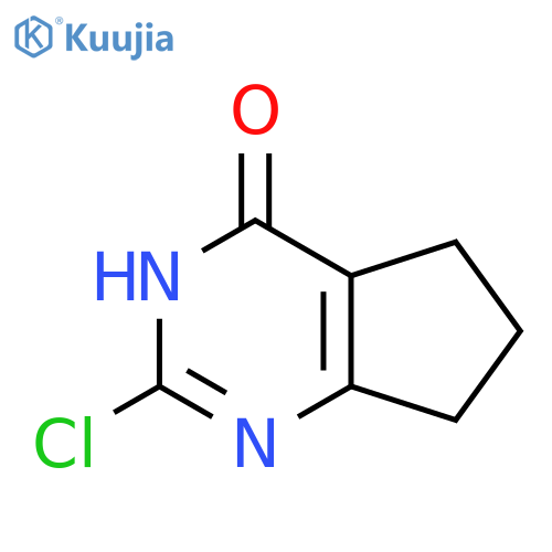 2-chloro-3,5,6,7-tetrahydrocyclopenta[d]pyrimidin-4-one structure