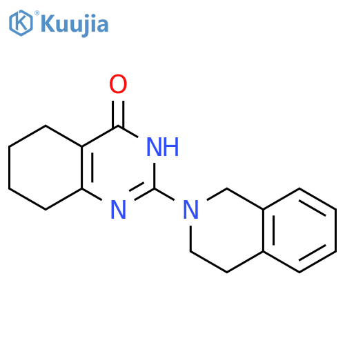 2-(1,2,3,4-tetrahydroisoquinolin-2-yl)-3,4,5,6,7,8-hexahydroquinazolin-4-one structure