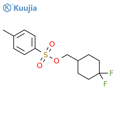 4,4-Difluoro-1-(4-methylphenylsulphonyloxymethyl) cyclohexane structure
