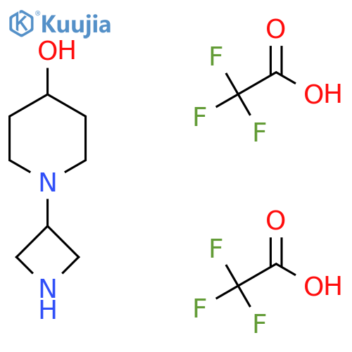 1-(Azetidin-3-yl)piperidin-4-ol di-trifluoroaceate structure