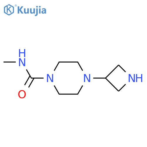4-(Azetidin-3-yl)-N-methylpiperazine-1-carboxamide structure