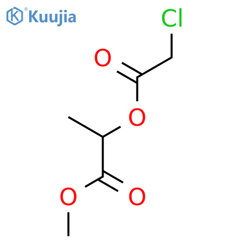 Propanoic acid, 2-[(chloroacetyl)oxy]-, methyl ester structure