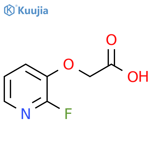 2-(2-fluoropyridin-3-yl)oxyacetic acid structure