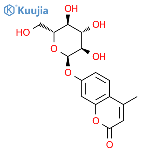 4-Methylumbelliferyl a-D-Glucopyranoside structure