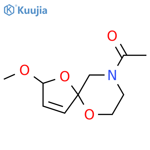 1,6-Dioxa-9-azaspiro[4.5]dec-3-ene, 9-acetyl-2-methoxy- structure