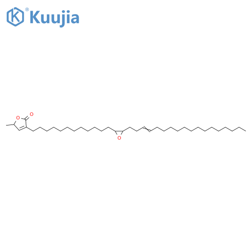 2(5H)-Furanone, 5-methyl-3-[12-[3-(3-octadecenyl)oxiranyl]dodecyl]- (9CI) structure