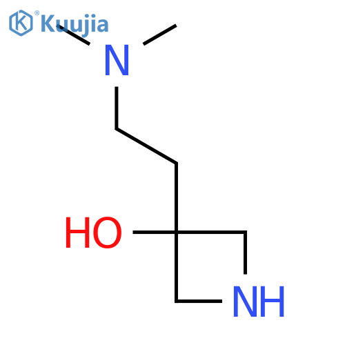 3-2-(dimethylamino)ethylazetidin-3-ol structure