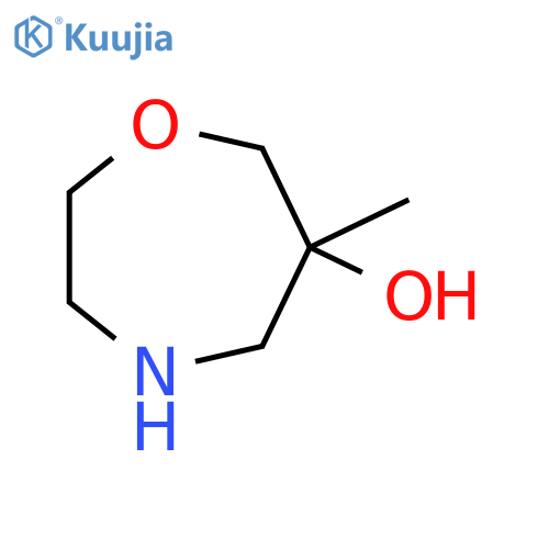 6-methyl-1,4-oxazepan-6-ol structure