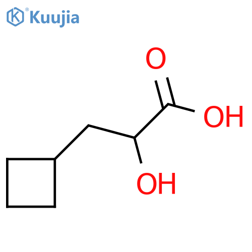 3-Cyclobutyl-2-hydroxypropanoic acid structure