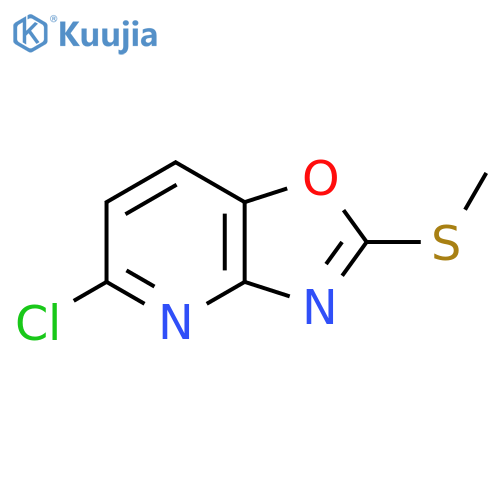 5-chloro-2-methylsulfanyl-oxazolo[4,5-b]pyridine structure