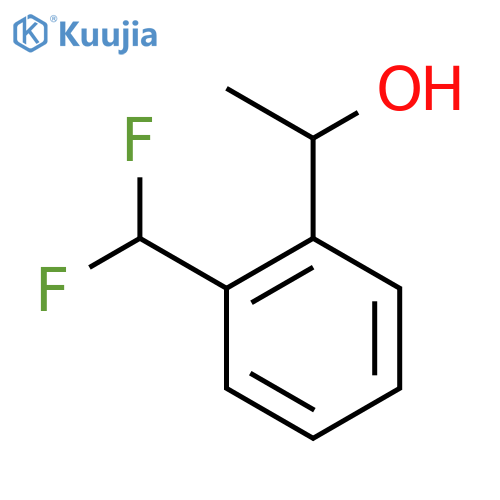 1-(2-(Difluoromethyl)phenyl)ethanol structure