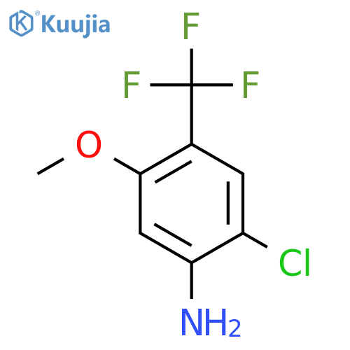 2-Chloro-5-methoxy-4-(trifluoromethyl)aniline structure