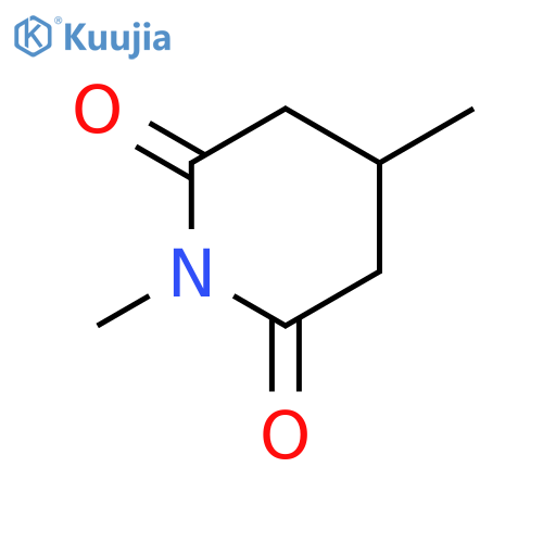 1,4-dimethylpiperidine-2,6-dione structure