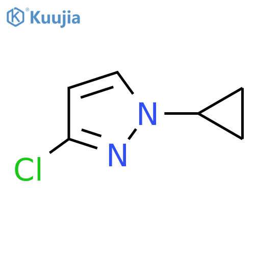 3-chloro-1-cyclopropyl-pyrazole structure