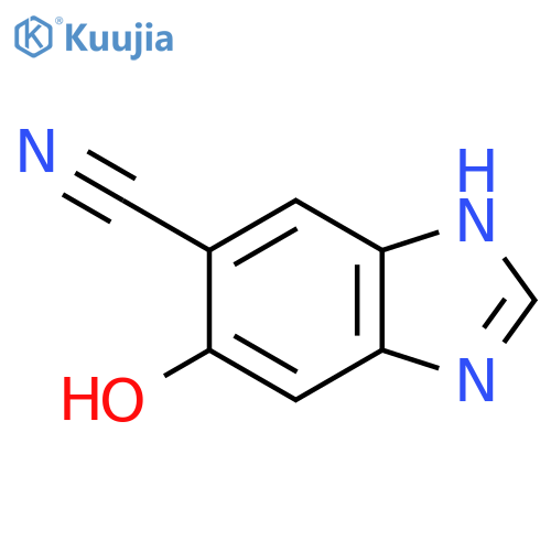 5-Cyano-6-hydroxy-1H-benzimidazole structure