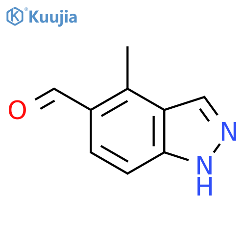 4-Methyl-1H-indazole-5-carbaldehyde structure