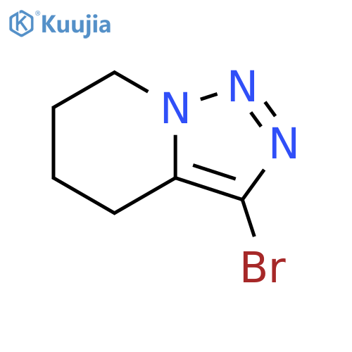 3-bromo-4H,5H,6H,7H-1,2,3triazolo1,5-apyridine structure