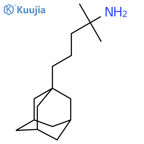 5-(adamantan-1-yl)-2-methylpentan-2-amine structure
