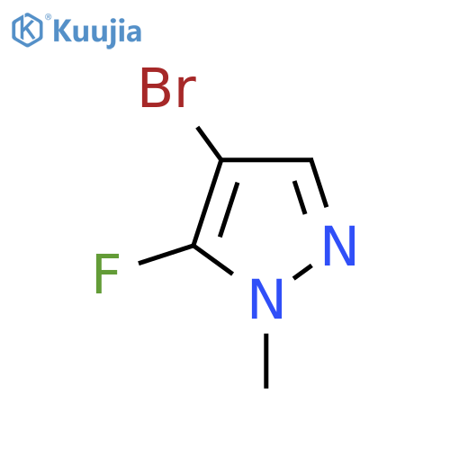 4-Bromo-5-fluoro-1-methyl-1H-pyrazole structure