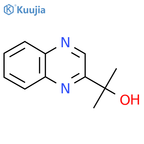 2-(quinoxalin-2-yl)propan-2-ol structure