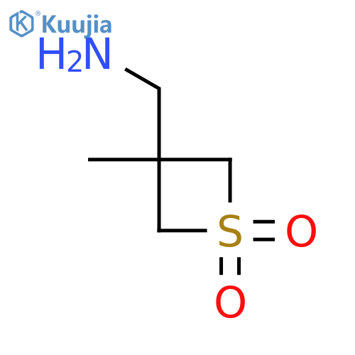 3-(aminomethyl)-3-methyl-1lambda6-thietane-1,1-dione structure