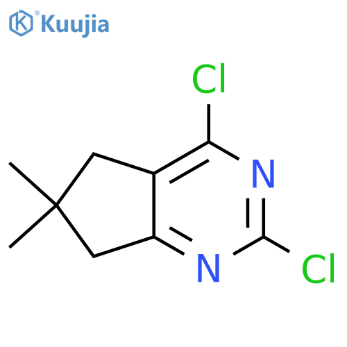 2,4-Dichloro-6,6-dimethyl-5,7-dihydrocyclopenta[d]pyrimidine structure