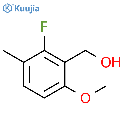 (2-Fluoro-6-methoxy-3-methylphenyl)methanol structure