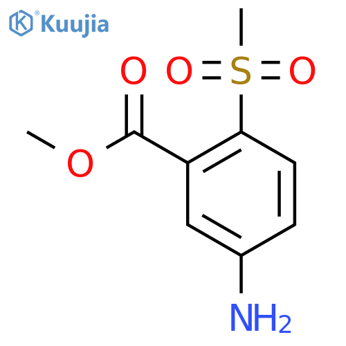 Methyl 5-amino-2-methanesulfonylbenzoate structure