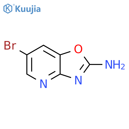 6-bromo-1,3oxazolo4,5-bpyridin-2-amine structure